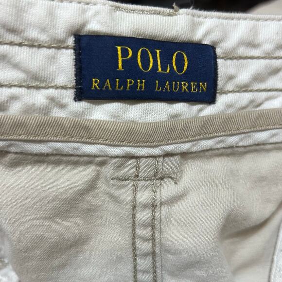 Polo Ralph Lauren Men‎ Cargo Shorts 42 Beige Outdoor Utility Rugged Hike Classic - Picture 2 of 11